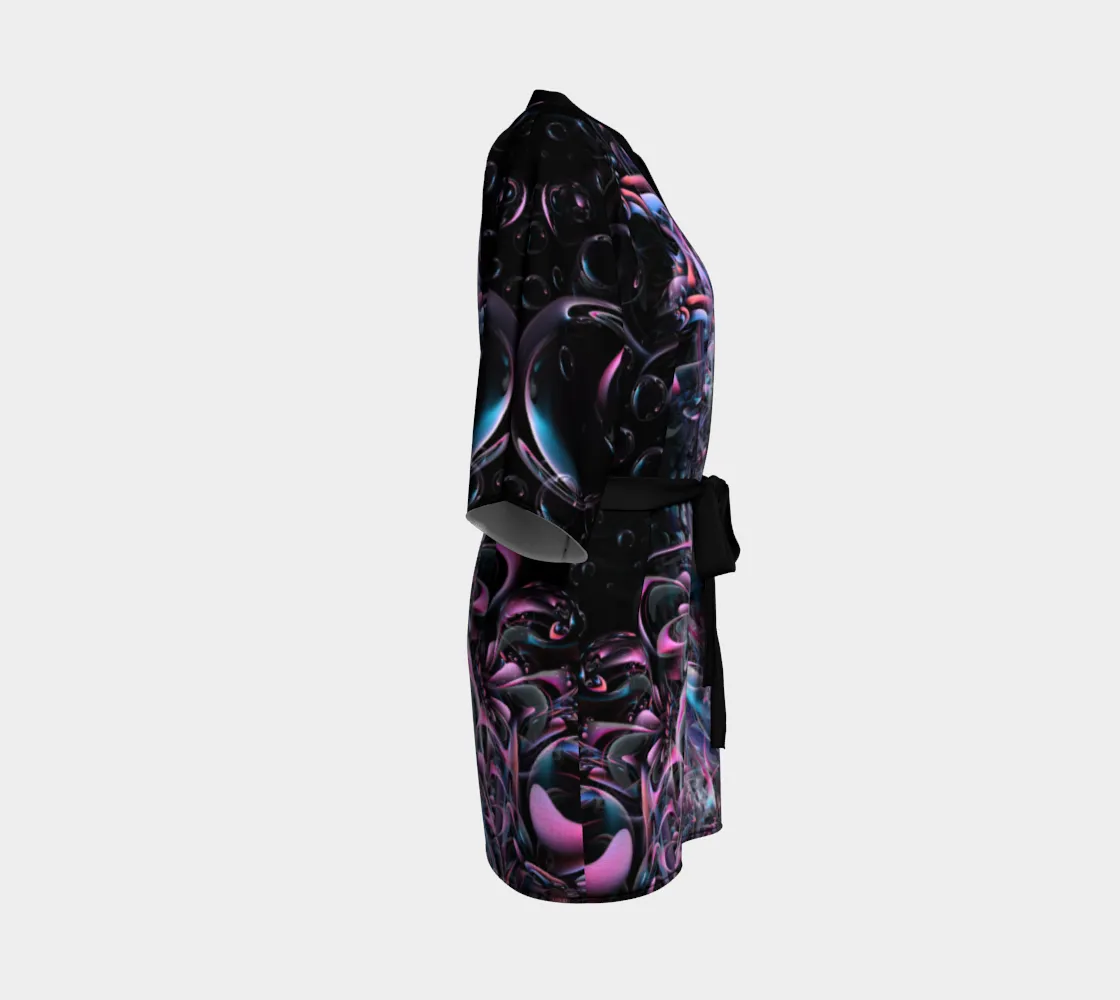 PINK CHAMPAGNE KIMONO ROBE