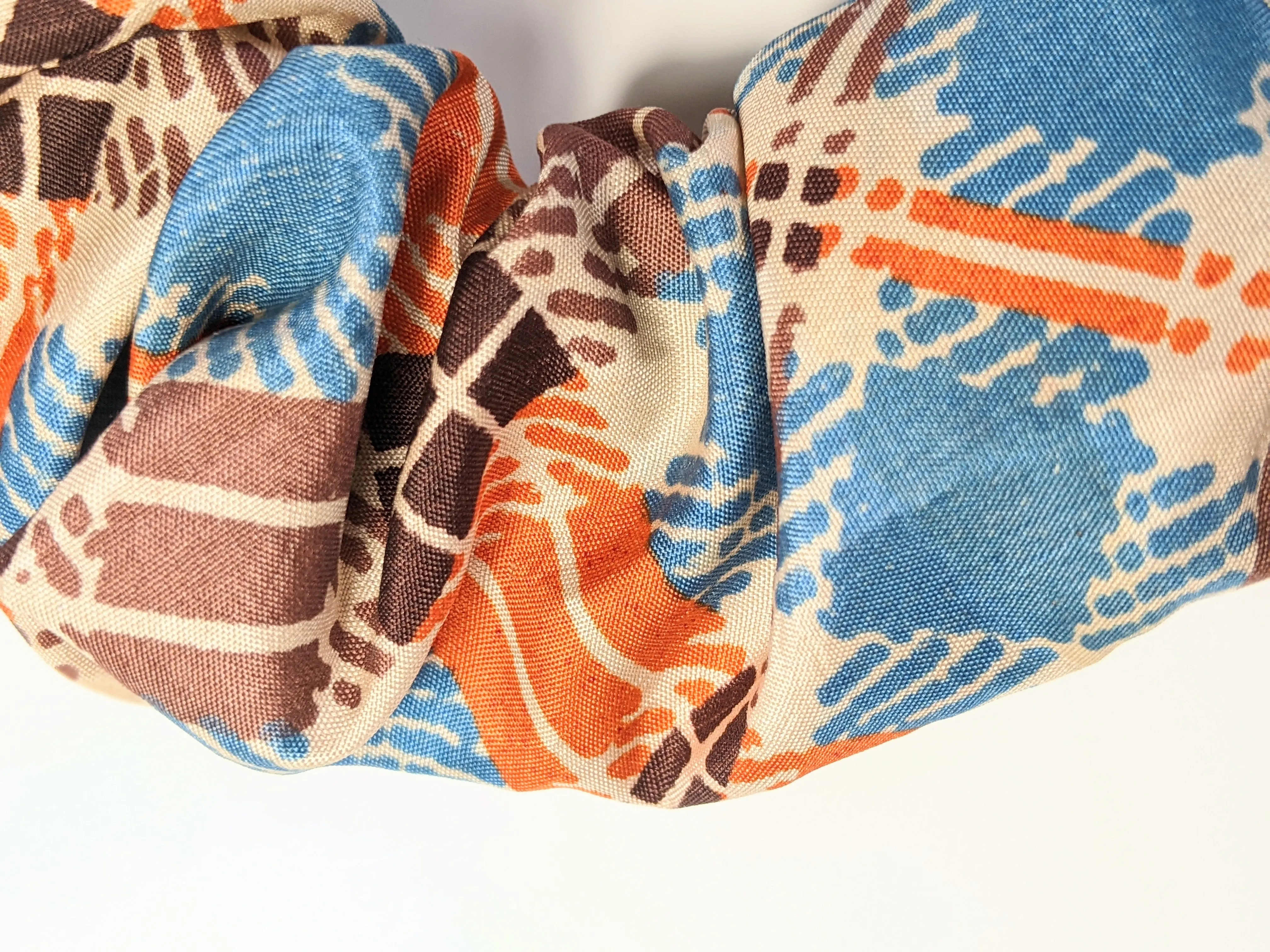 Plaid Silk Scrunchie