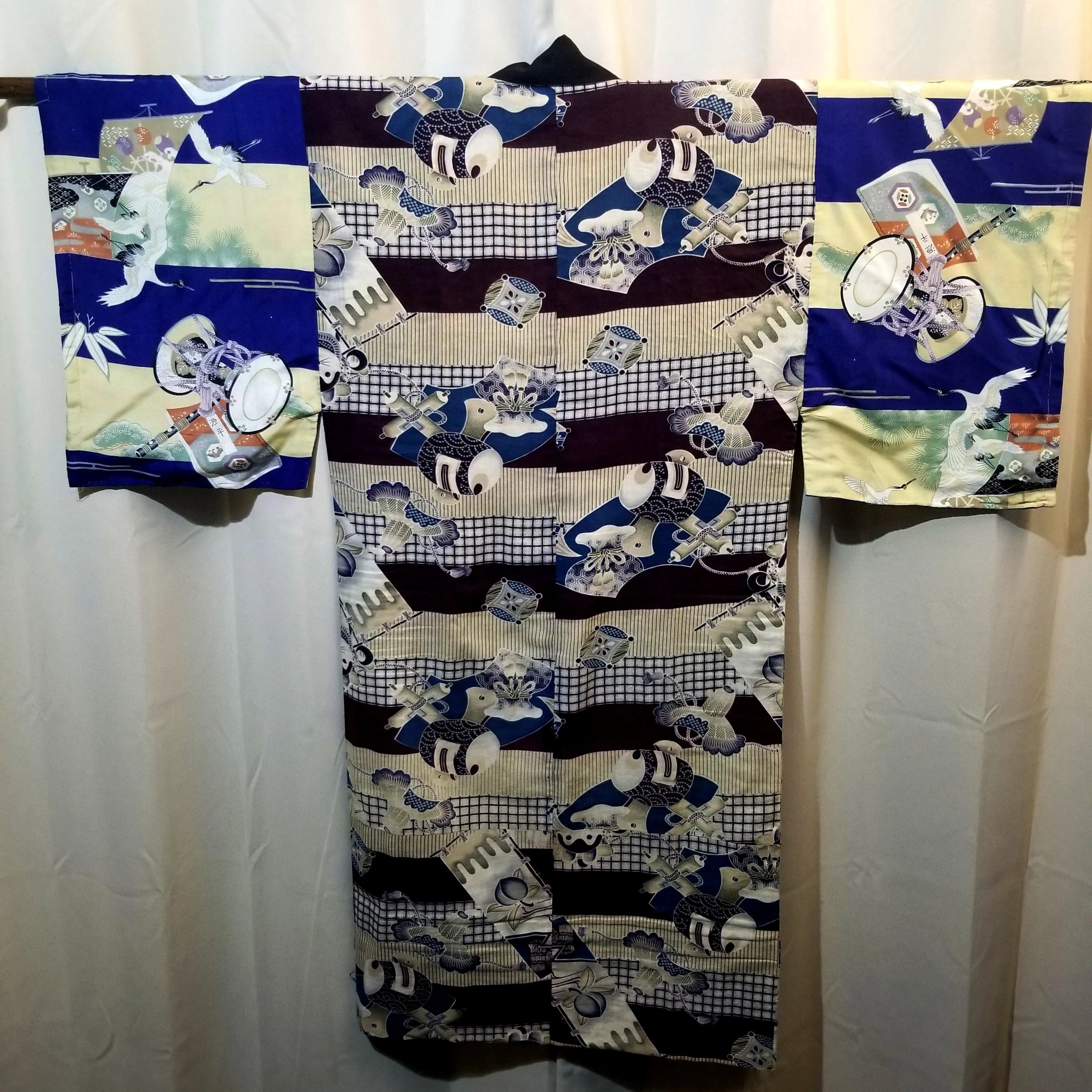 "Good Fortune" Vintage Man's Underkimono