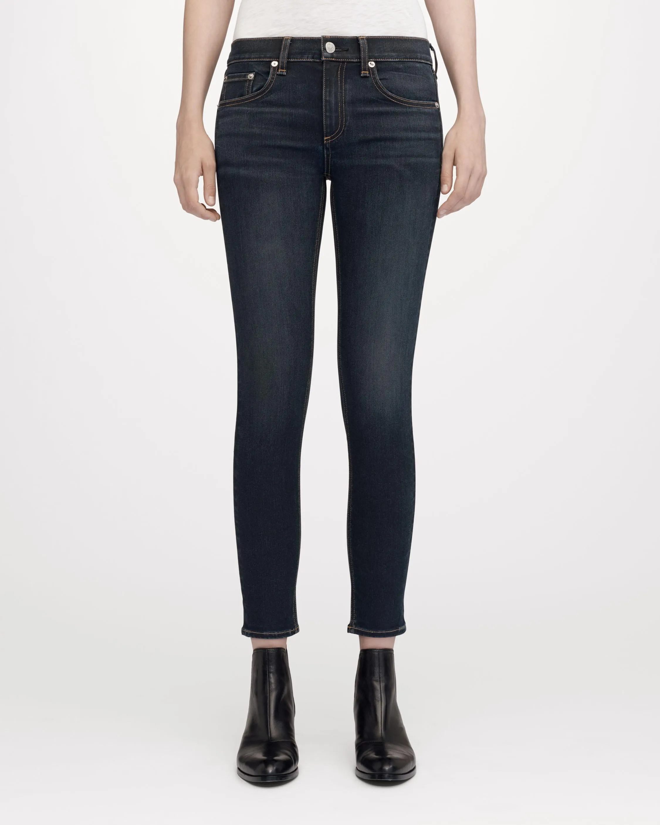 Rag & Bone - High Rise Ankle Skinny in Bedford