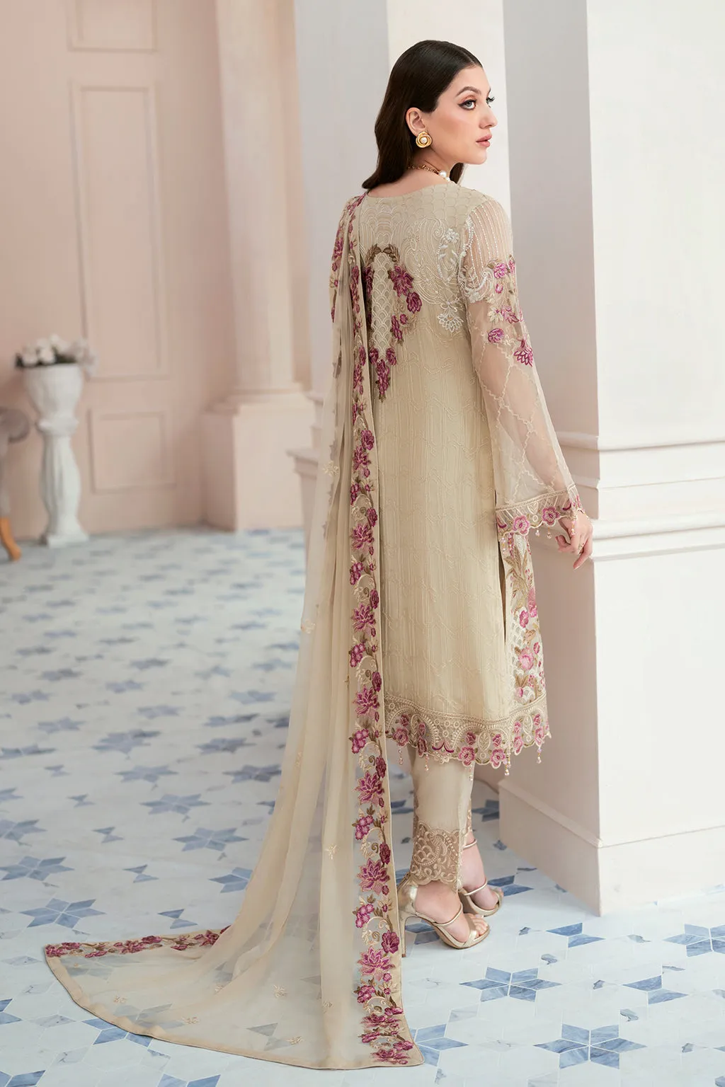 Ramsha Rangoon Luxury Chiffon Collection – D-909