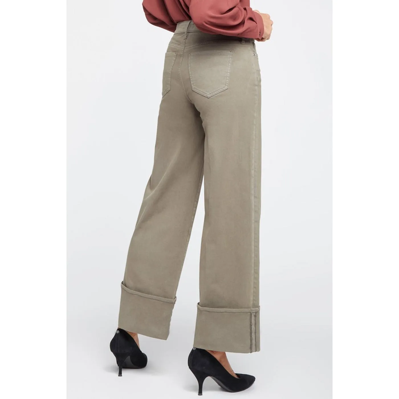 Ripe Olive Wide Leg Jeans
