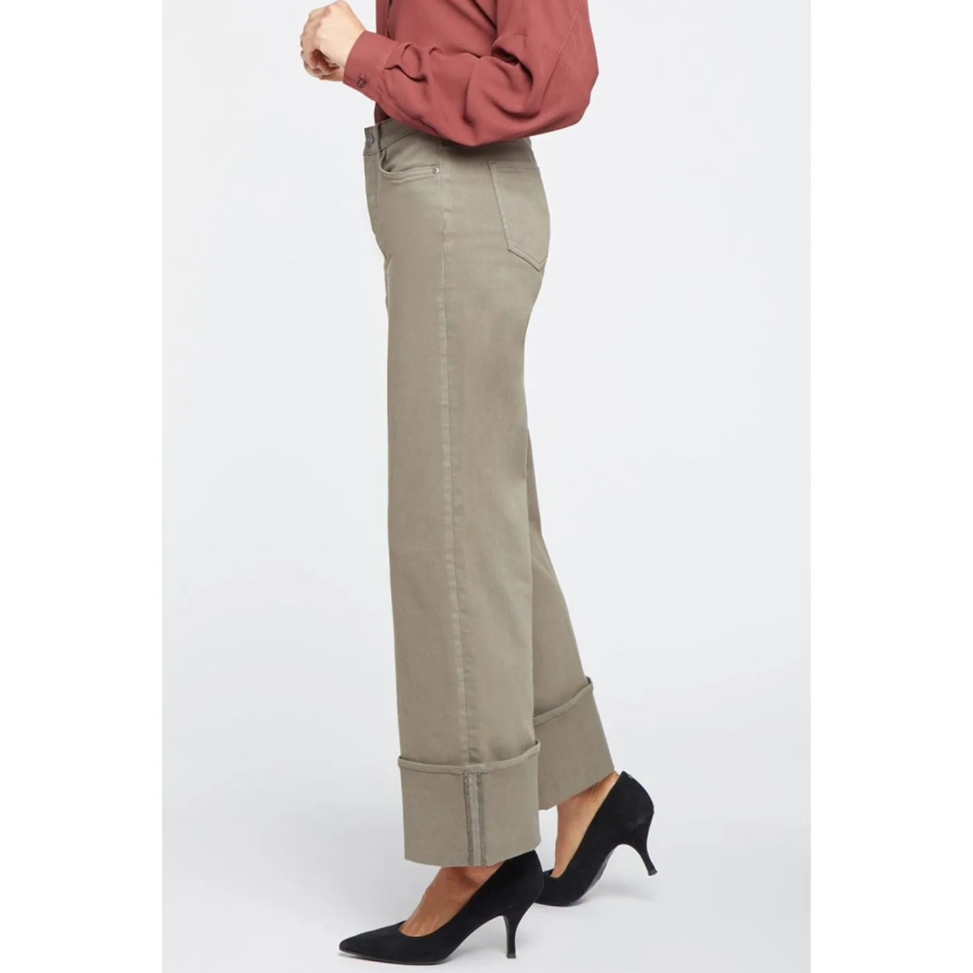 Ripe Olive Wide Leg Jeans
