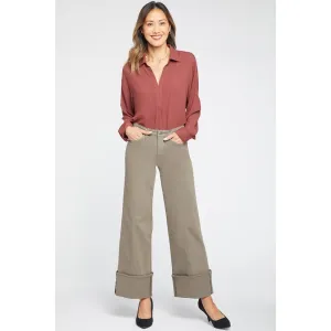 Ripe Olive Wide Leg Jeans