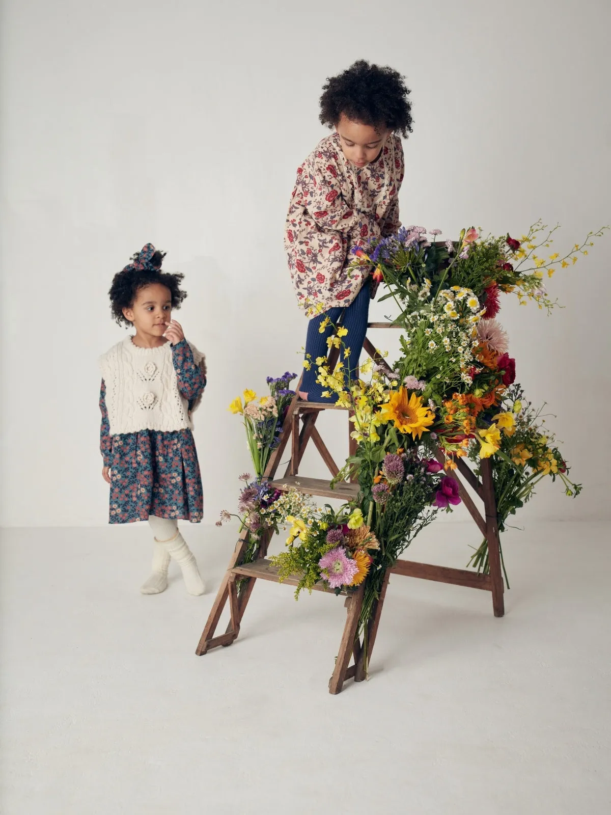 Roulotta Piped Floral Dress