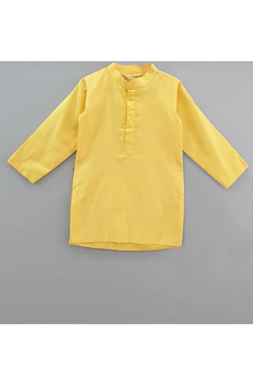 Smileys printed jacket and yellow kurta with pants