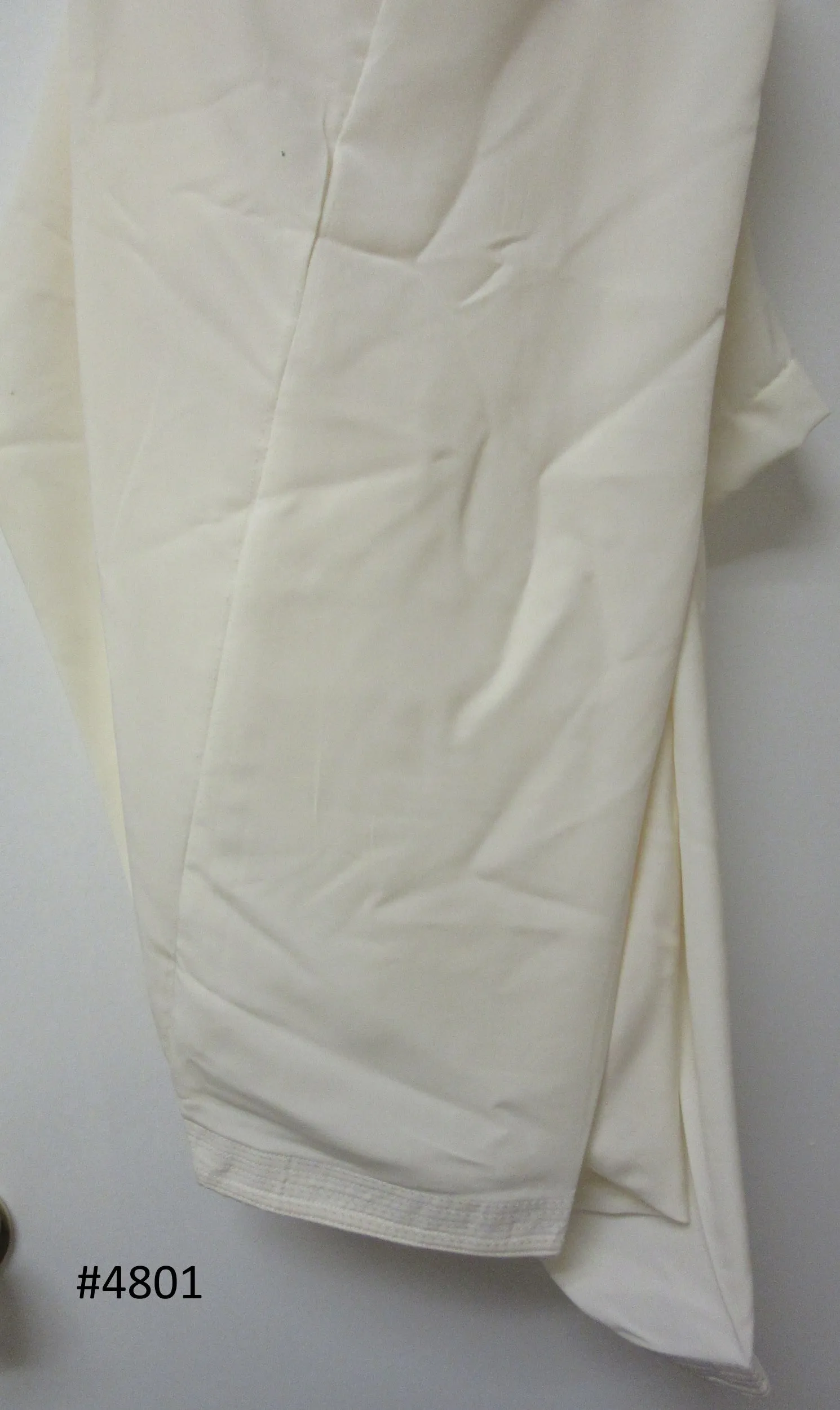 Suit 4801 Solid Ivory Crepe Salwar Kameez Dupatta Large Size Pakistani Suit