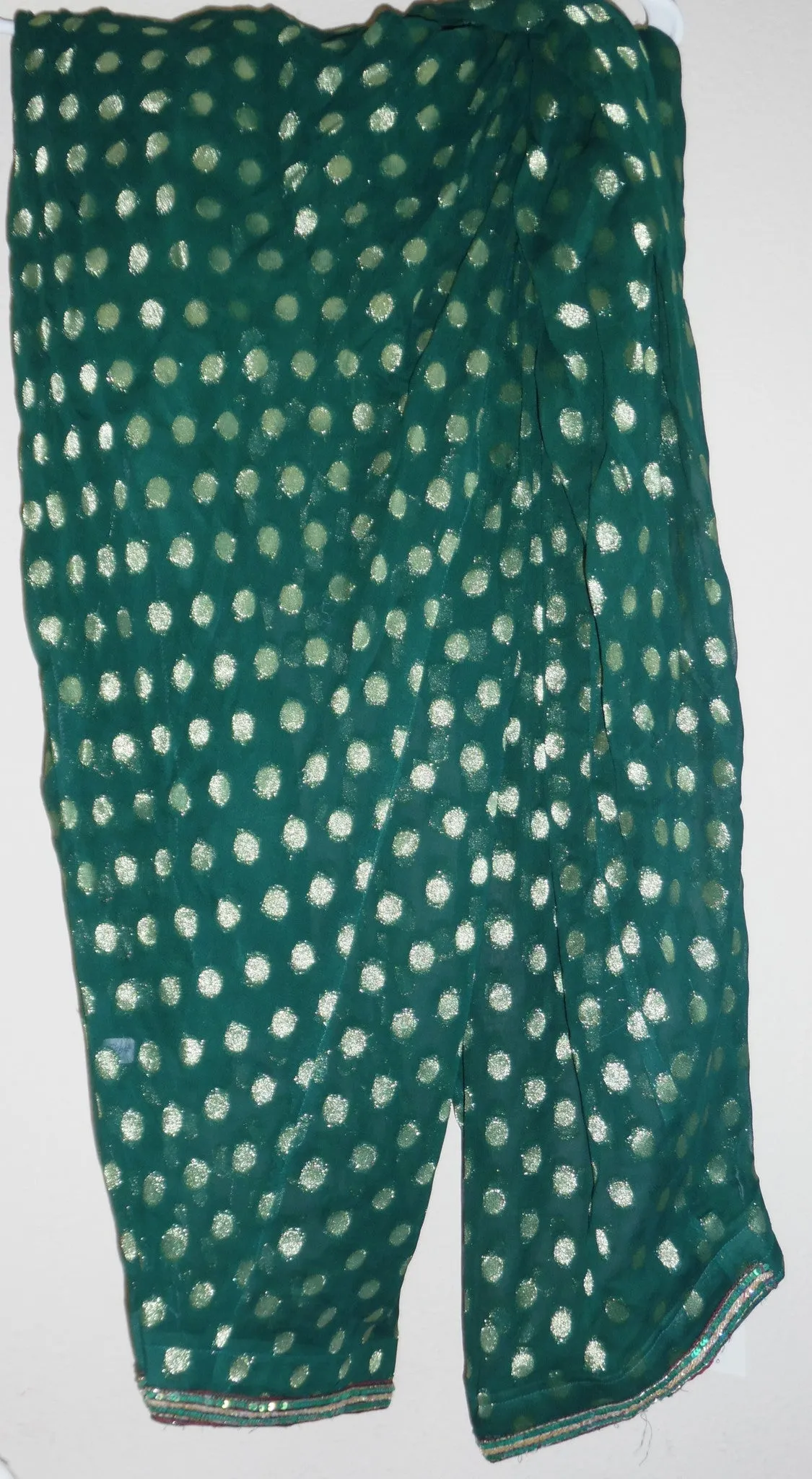 Suit 5096a Georgette Patyala Red Kameez Green Patyala Salwar Medium Size