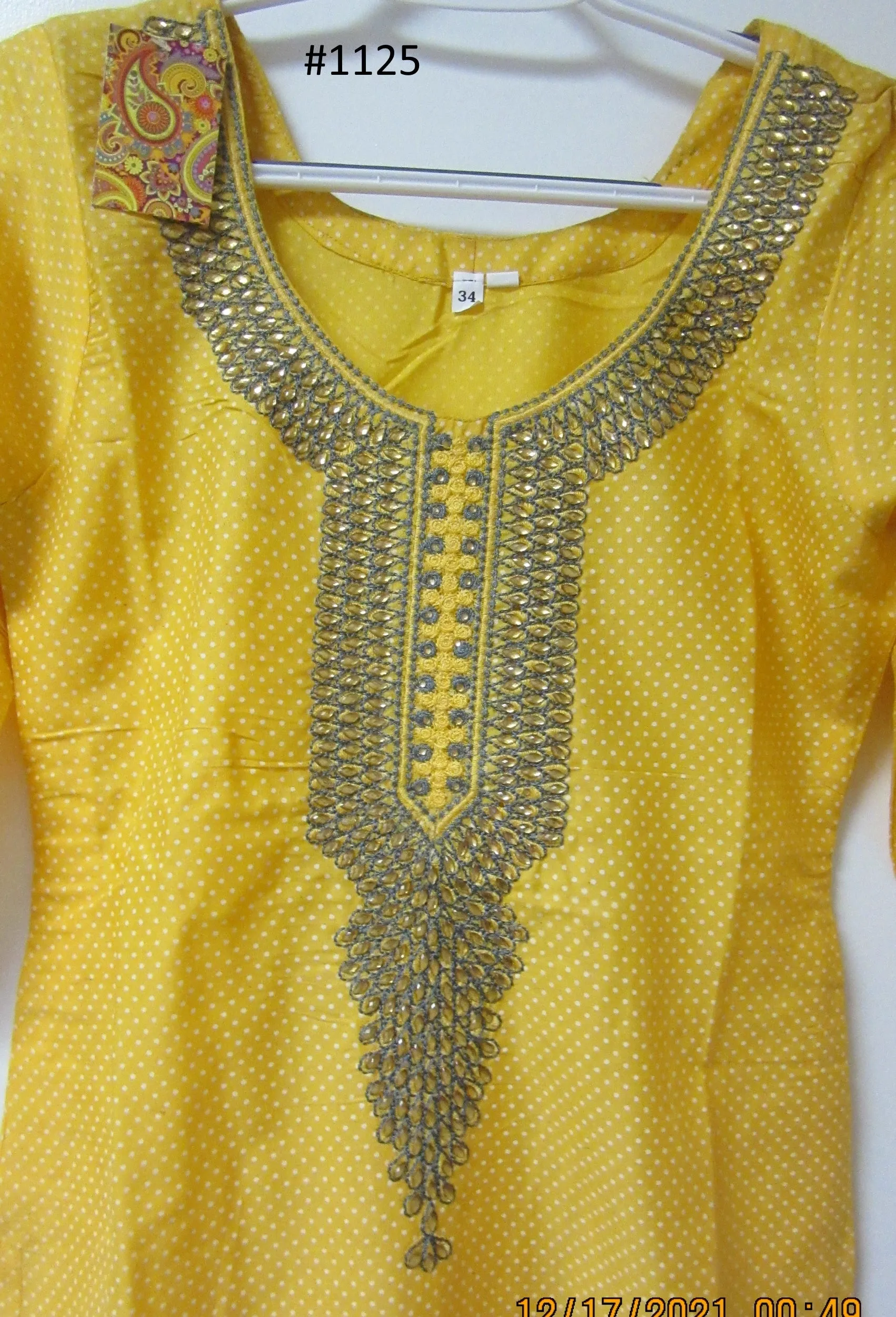 Suit 6381126 Cotton Blended Embroidered Salwar Kameez Dupatta Small Size Suits