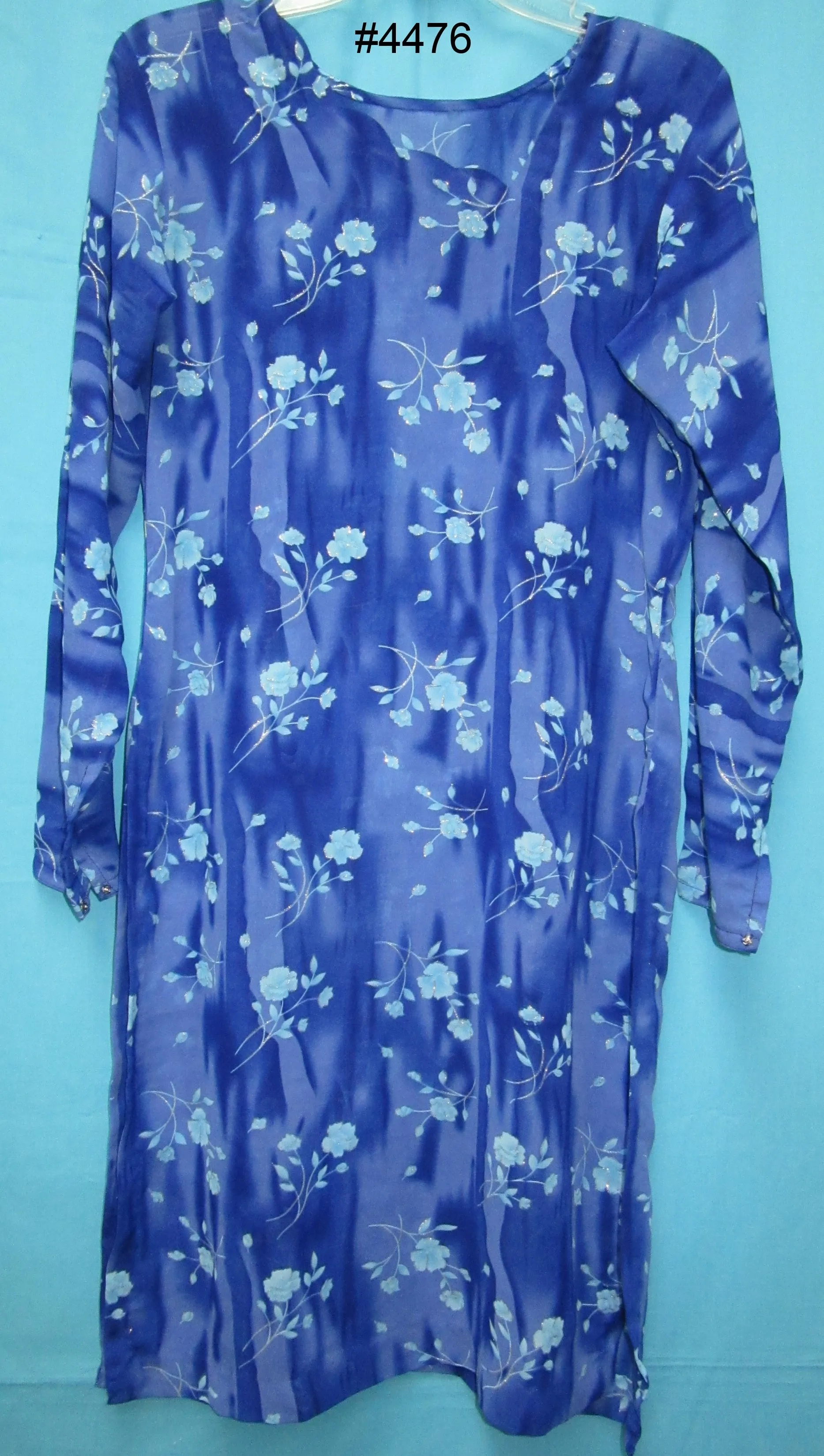Suits 4476 Blue Printed Pakistani Salwar Kameez Dupatta Suit