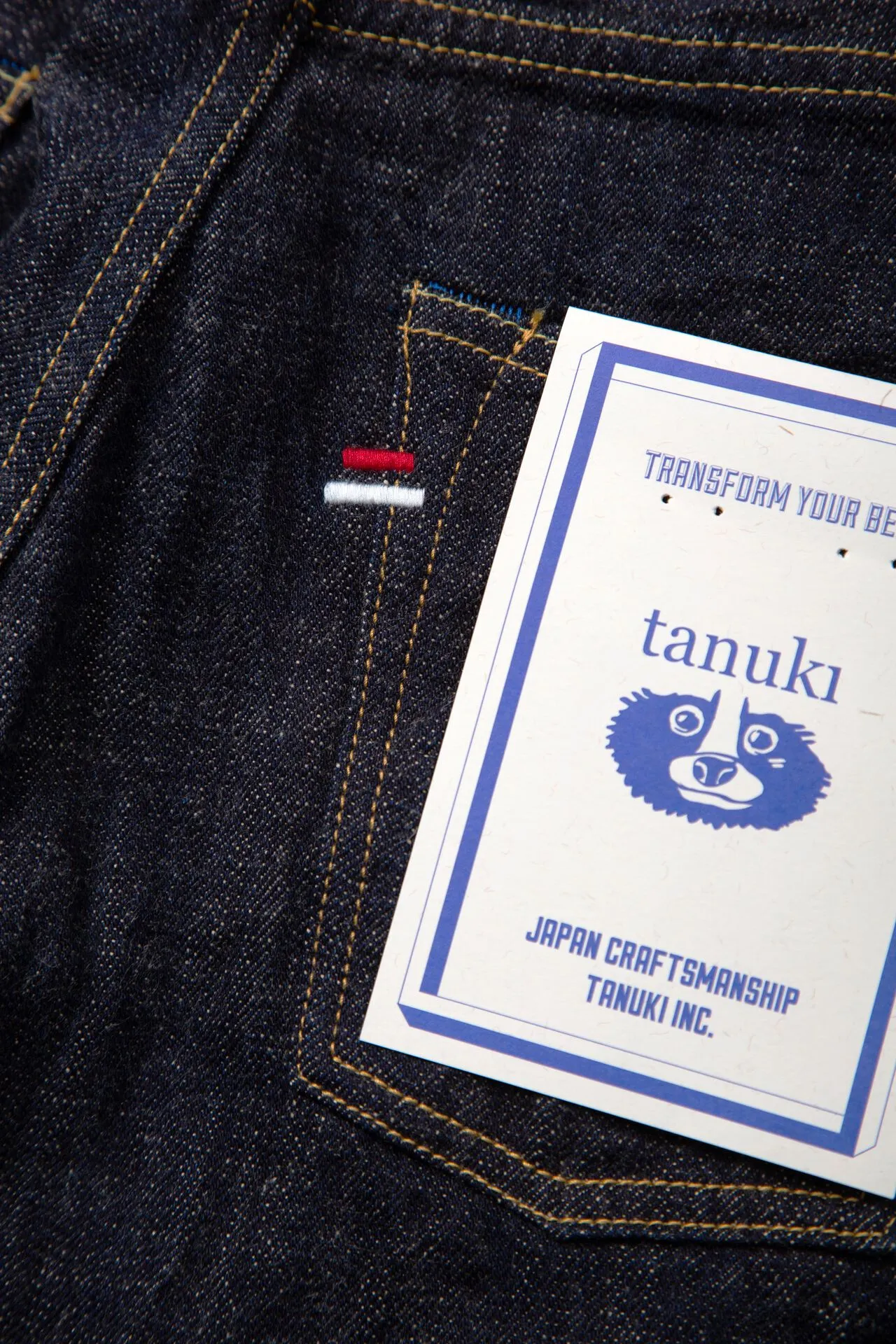 Tanuki 15oz ZBHT "Zetto Benkei" High Rise Tapered Selvedge Jeans