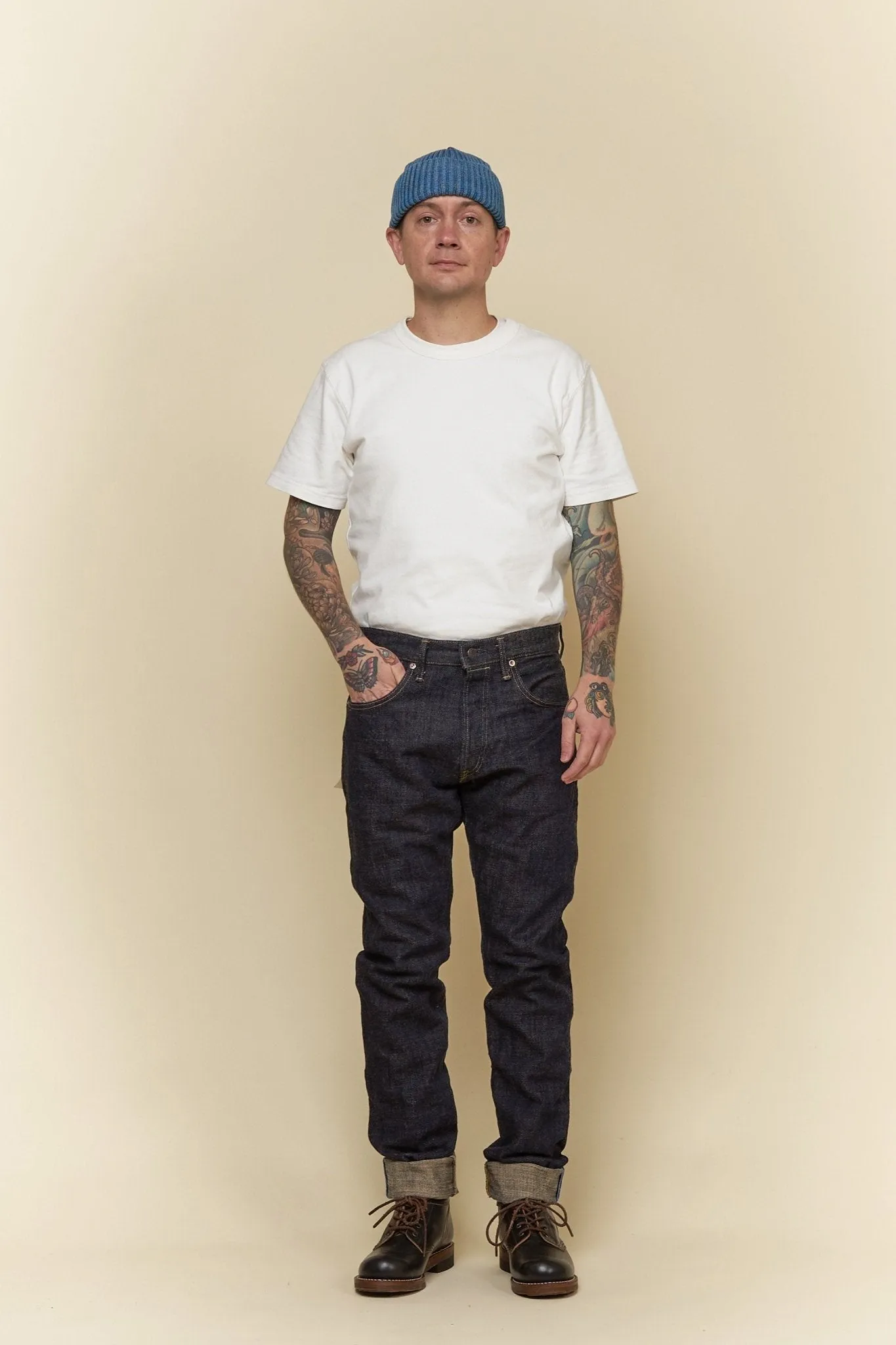 Tanuki 15oz ZBHT "Zetto Benkei" High Rise Tapered Selvedge Jeans