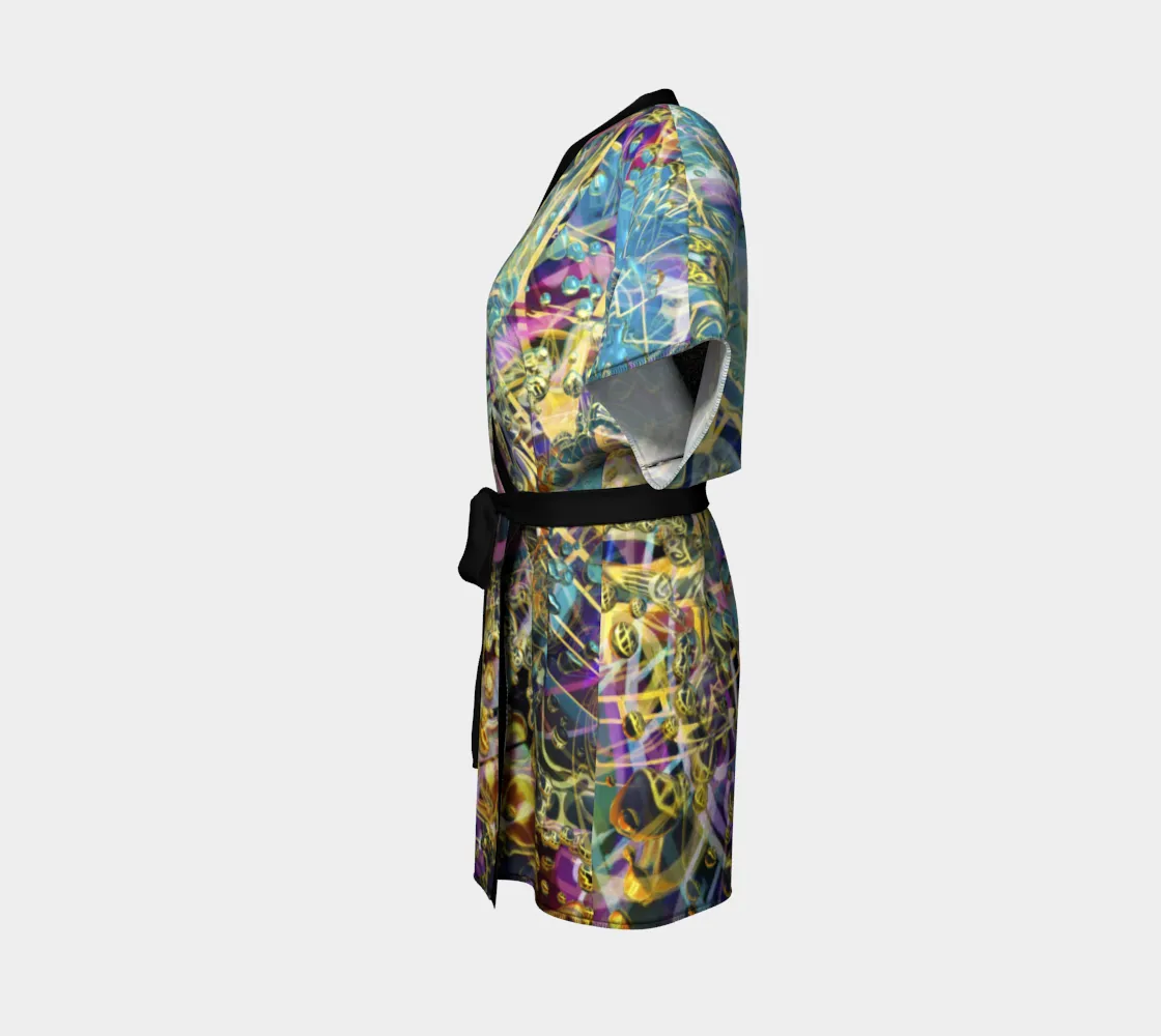 TIME MELTS AWAY KIMONO ROBE