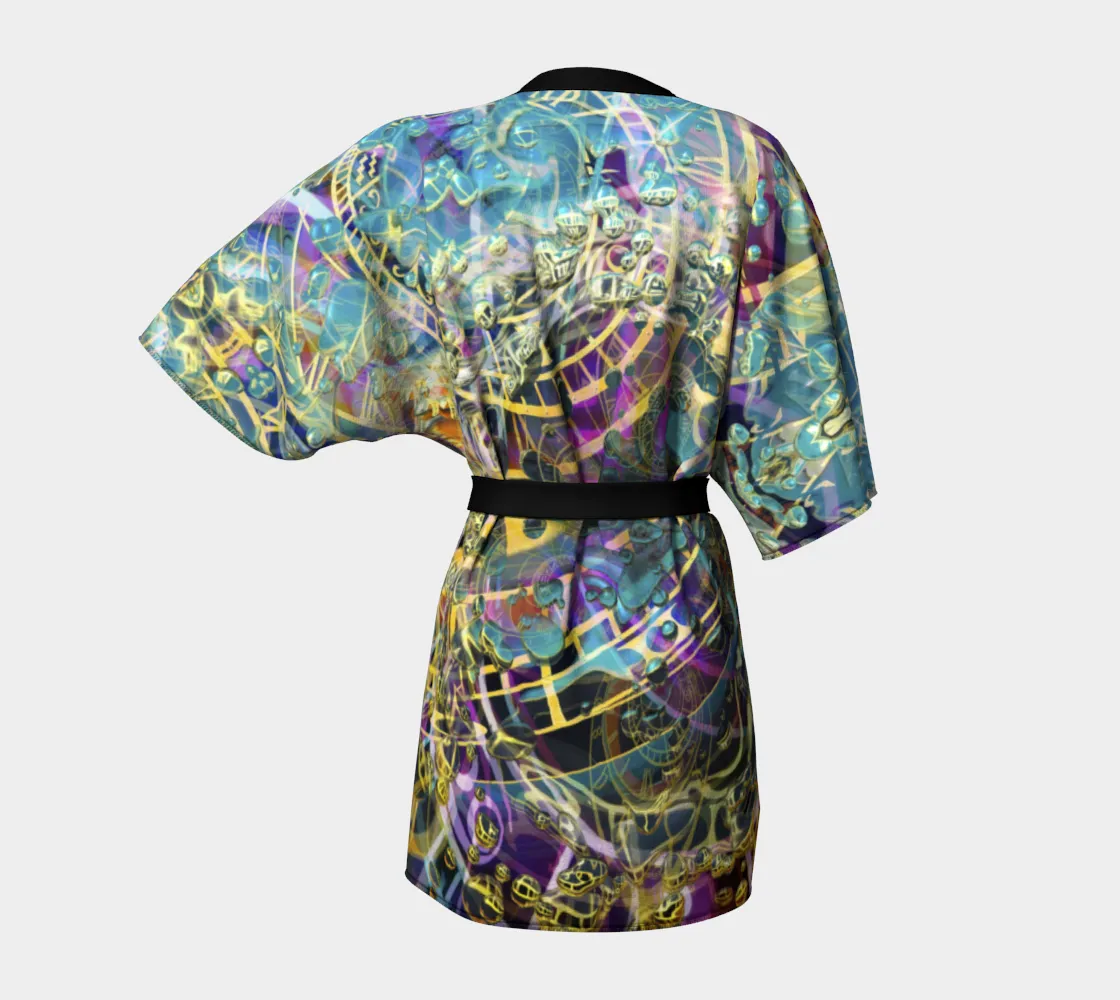 TIME MELTS AWAY KIMONO ROBE