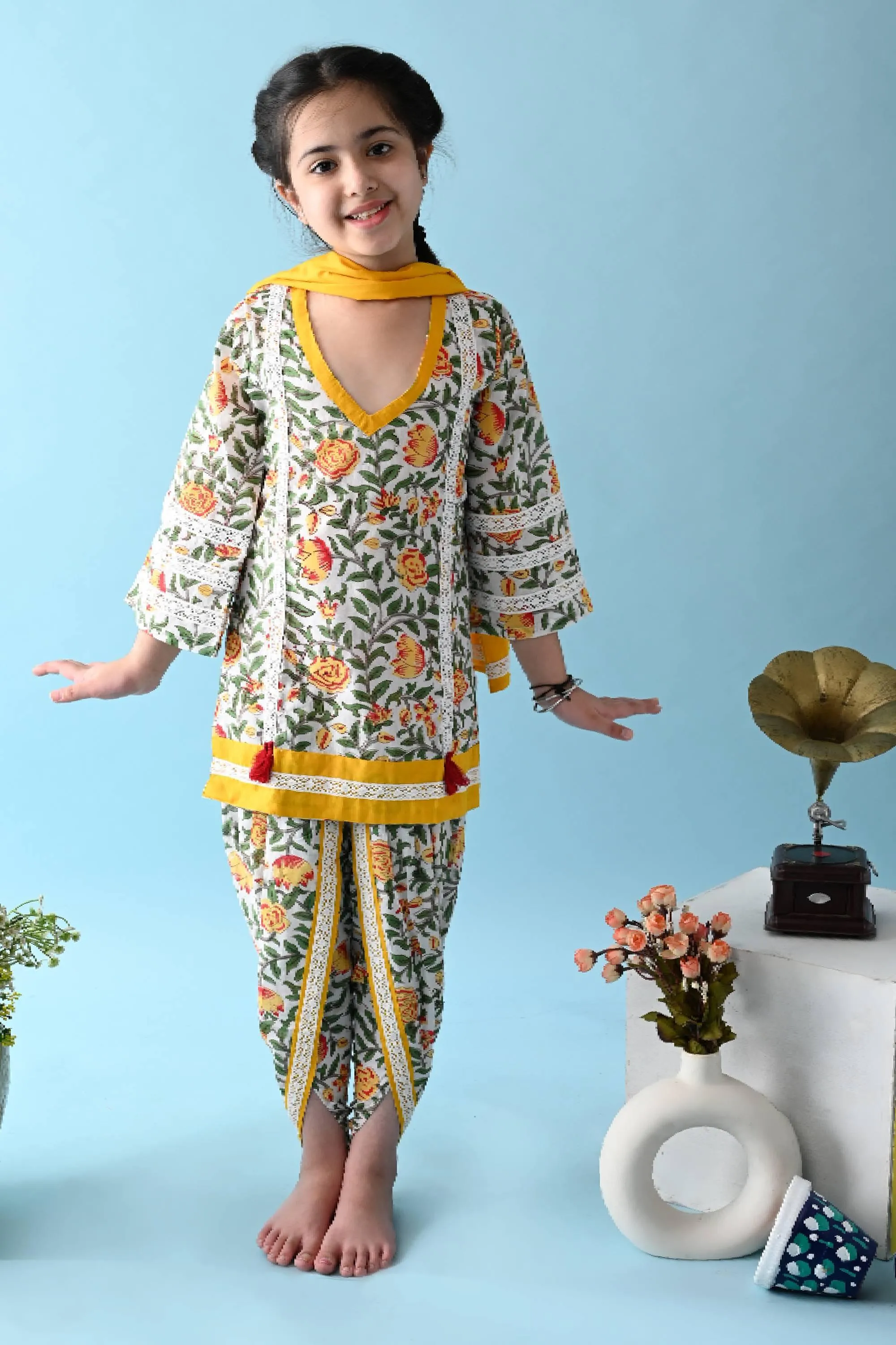 Uzma Dhoti Set