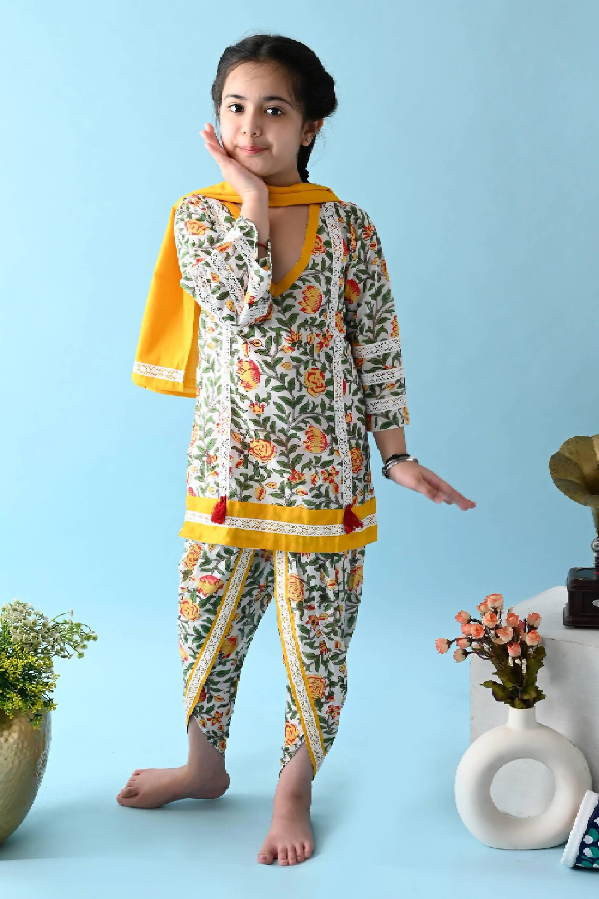 Uzma Dhoti Set