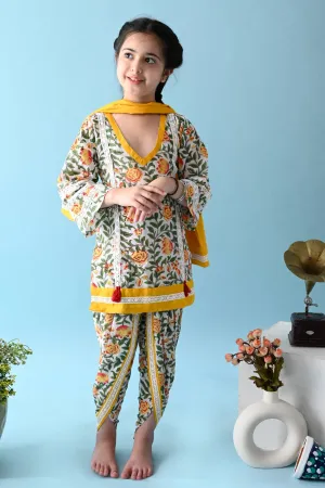 Uzma Dhoti Set