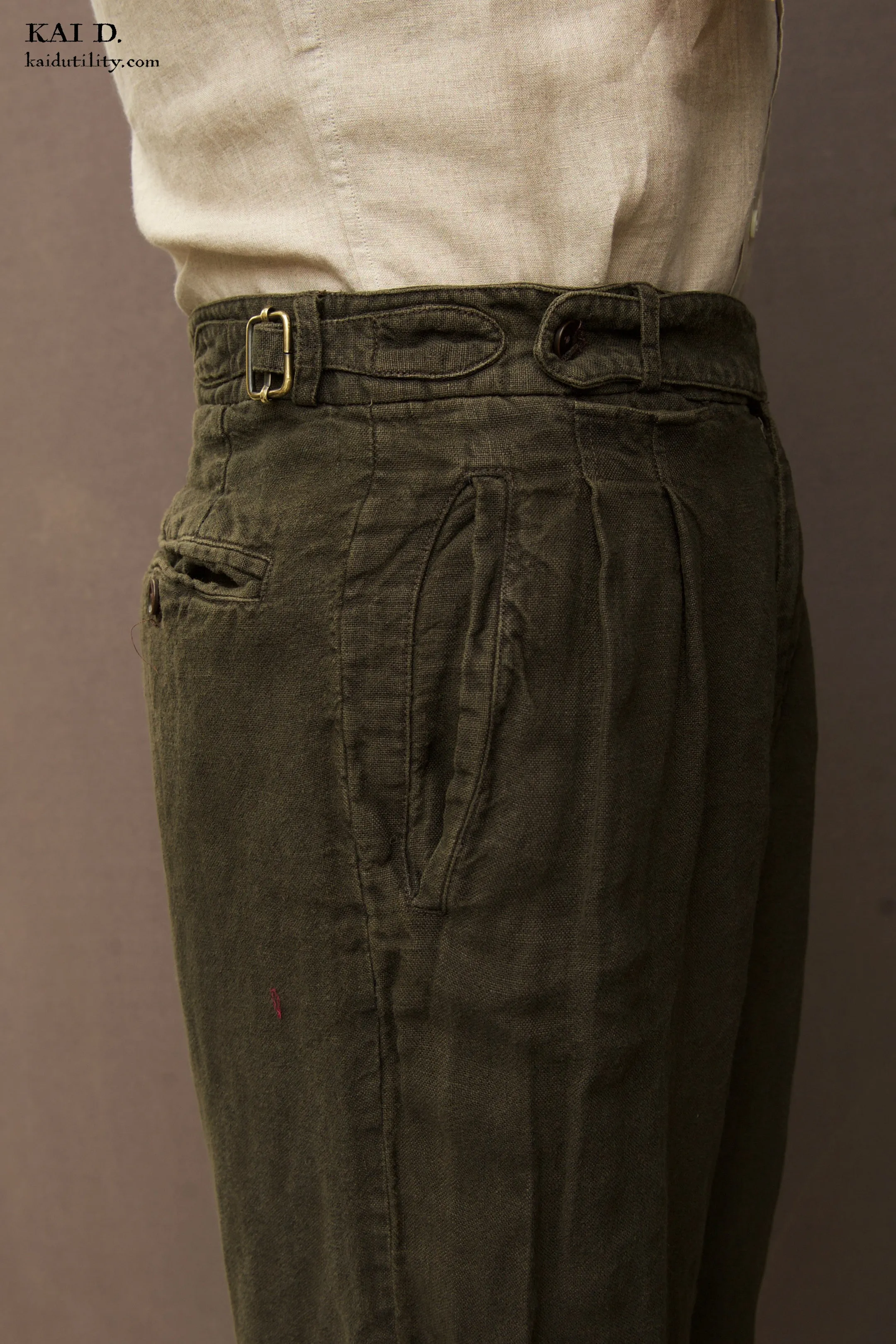 Wide Leg Matisse Pants - Olive - 32